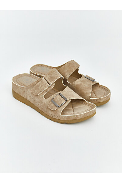 LC Waikiki Peak New Season Suede Look Women's Slippers