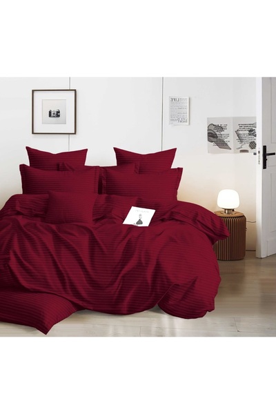 CHIRASO Set Lenjerie de Pat CHIRASO, 6 Piese, DAMASC, Cearceaf ELASTIC 180x20...