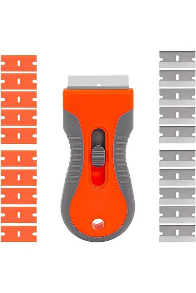 GoodTool Scraper Tool Kit with 10 Plastic Blades and 10 Metal Blades Replacea...