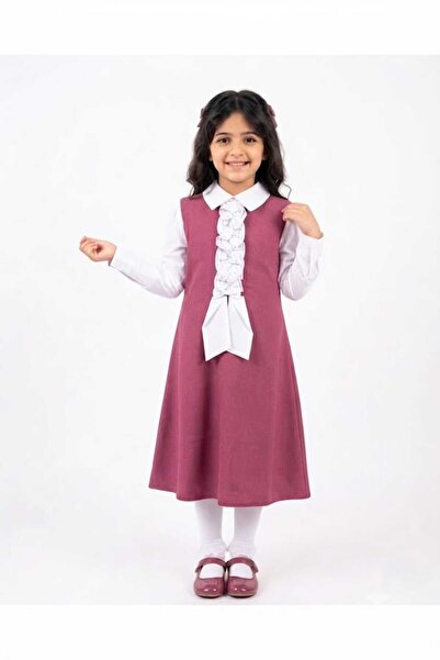 sea gulf Girls' Primary School Uniform, One Piece, Without Belt