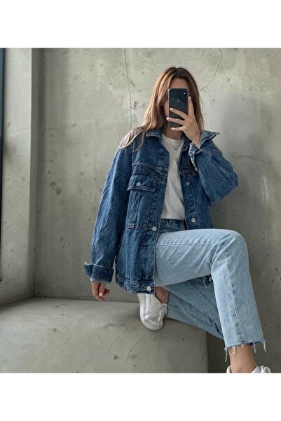 Genel Markalar Oversize Kot Ceket