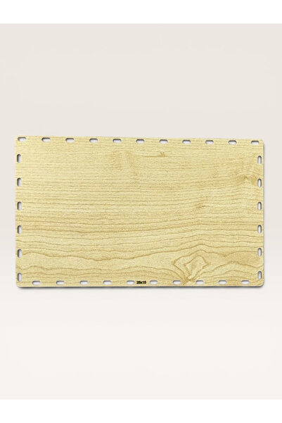 MRX 25x15 cm Dikdörtgen Ahşap Rattan Taban - Peçetelik, Konsol ve Çekmece İçi...