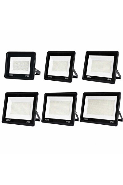 Jortan Proiector LED de exterior 200W, Alimentare 220V, Lumină caldă, Carcasă...