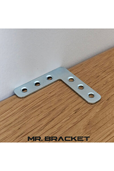 MR.BRACKET 8 ad. Sac Gönye Düz Gönye Köşe Bağlantı Demiri 5x5cm - Çerçeve Sandalye Masa Sehpa Tamir Birleştirme