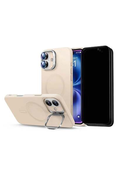 ESR Husă compatibilă cu iPhone 16, MagSafe/Magnetică, policarbonat, Bej - bej...
