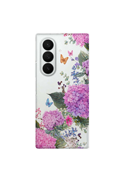 OEM Husă compatibilă cu Galaxy Z Fold 5, din silicon, Mov - lila