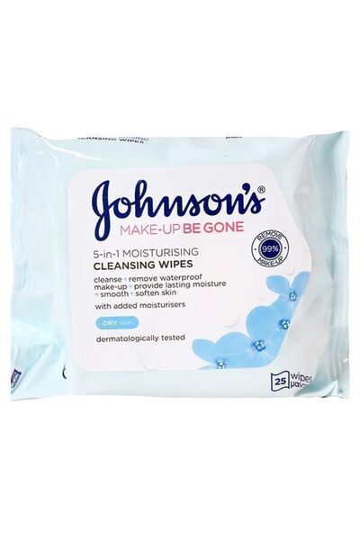 Johnson's ΜΑΝΤΗΛΑΚΙΑ ΚΑΘΑΡΙΣΜΟΥ 25τεμ. - (DRY SKIN)