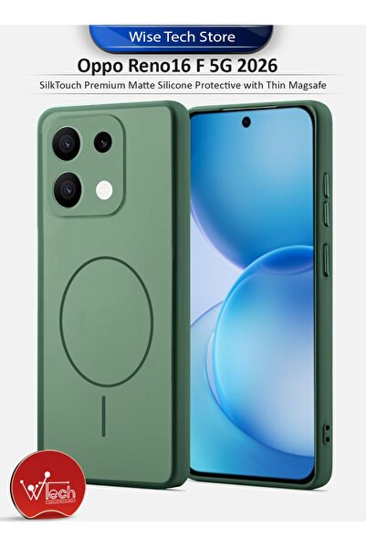 Wtech Oppo Reno16 F 5G 2026 SilkTouch Premium Matte Silicone Protective with ...