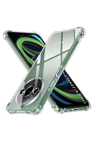 Techsuit Husă pentru Xiaomi Redmi A3, din silicon transparent, rezistentă la ...