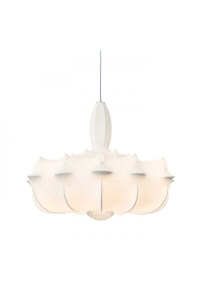 ٍSiera Light Cocoon Silk Chandelier KD 8722 - Modern - LED - White Color