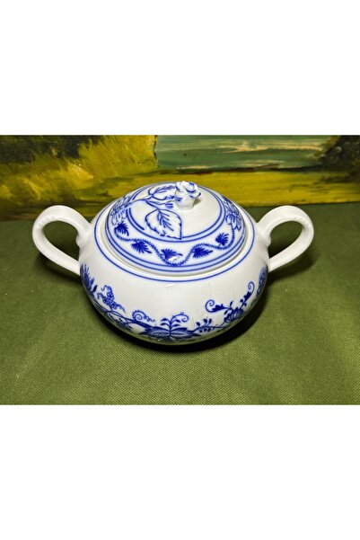 Generic Brand Bol de zahăr din porțelan cehoslovac Diametru 12,5 cm înălțime ...