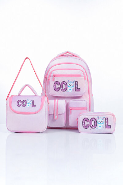 Superbag Çocuk 3'lü İlkokul Okul Çantası Seti – Sırt Çantası + Beslenme Çanta...