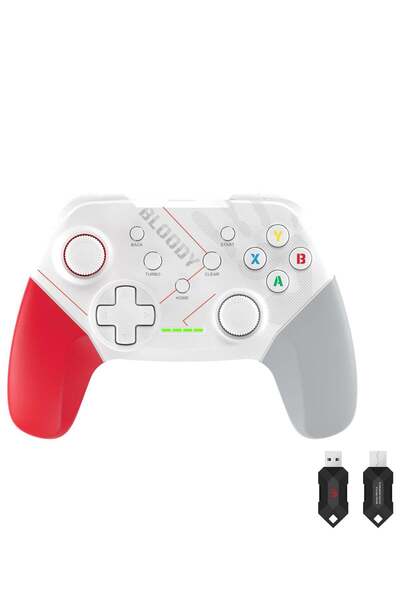 Bloody 2.4G Wireless/Wired Dual Vibration Gaming Controller GPW50, Function S...