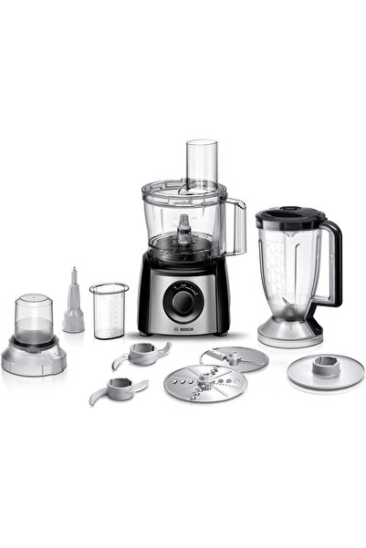 Bosch Mutfak Robotu, 800 W Güç, 2,3 L Hazne, 2 Hız Kademesi, 0,8 kg Hamur Yoğ...