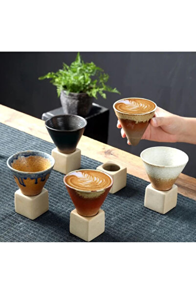 1way Cone Shaped Coffee Mug with Base
