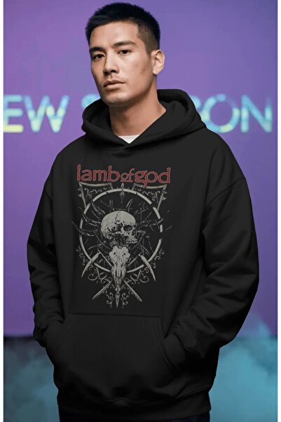 SEVBANO Lamb Of God Ροκ Μέταλ Μουσικό Συγκρότημα Προεκτυπωμένο Unisex Oversiz...
