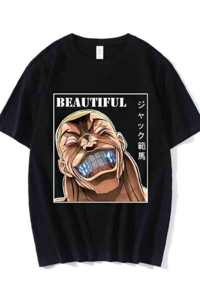 9JY Anime Baki The Grappler T-Shirt Manga Hanma Yujiro Short Sleeve T-Shirts ...