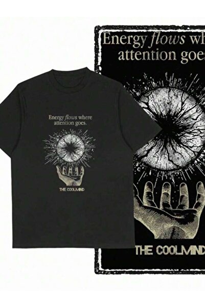 9JY Coolmind X0075 Energy Cosmic Focus Graphic Cotton Exclusive Tshirt Street...