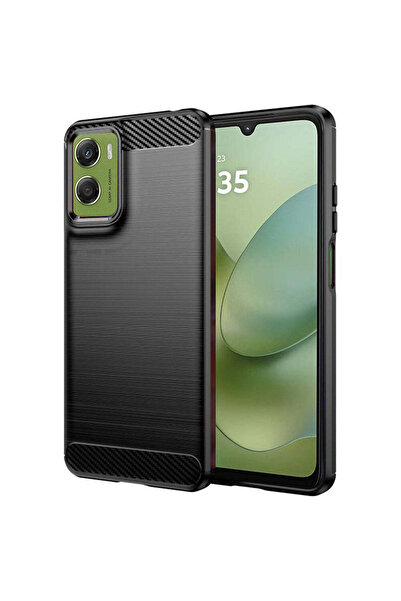 Techsuit Husă pentru Motorola Moto G06, Silicon Carbon, albastru - negru