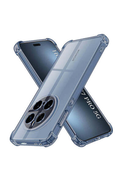 Techsuit Husă pentru Honor Magic7 Pro, din silicon transparent, rezistentă la...
