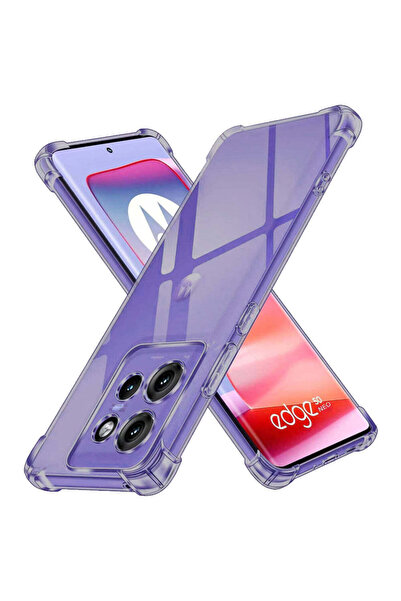 Techsuit Husă pentru Motorola Edge 50 Neo, din silicon transparent, rezistent...