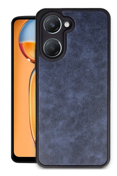 New Face غطاء جلدي من ACONCEPT لهاتف Vivo Y18 (84740) - أزرق داكن