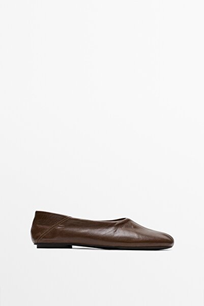 Massimo Dutti Yumuşak deri babet