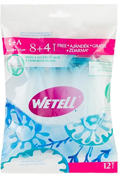 WETELL شفرات حلاقة مزدوجةمن ويتيلا كيس عدد 12 حبة