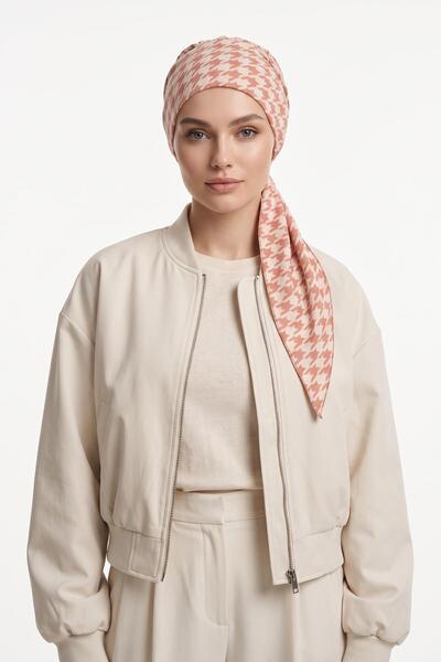 Aisha's Design Patterned Hijab Bonnet with Tail, B-49Div