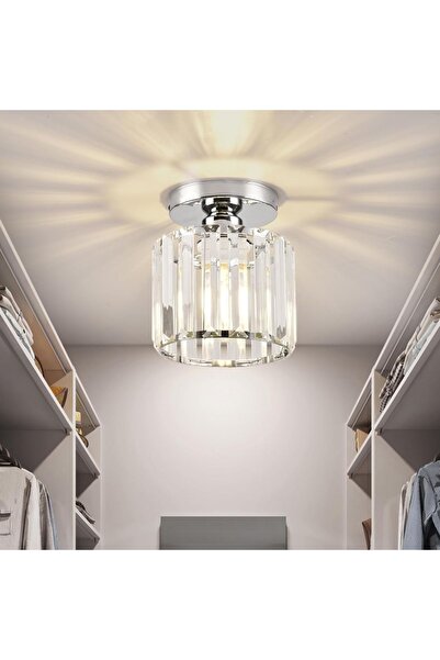 Dotail Crystal Ceiling Light, E27 base, suitable for spaces 3–10 square meter...