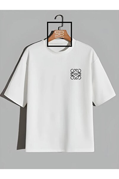 Generic Brand Men and Women's 100% Cotton T-Shirt - Oversized Crew Neck Short...