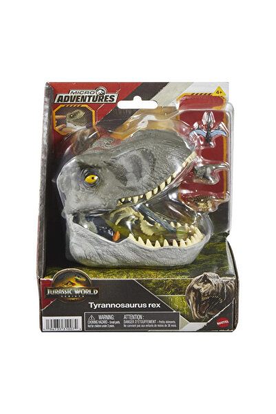 mattel Jurassic World Rebirth Set Micro Aventuri TYRANNOSAURUS REX