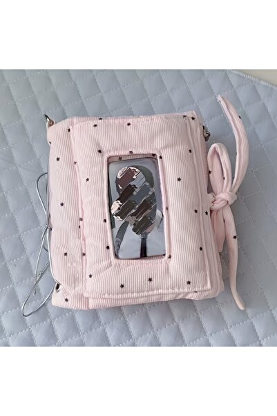 choice2 M5 Pink shell Korean Style Polka Notebook Dot Pocket Planner 3-Fold R...