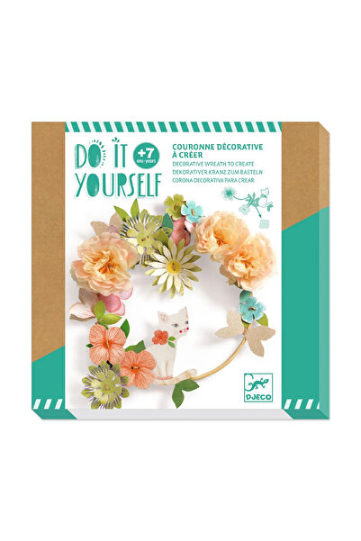 djeco DIY Joc Creativ Coroană de Flori Dalia