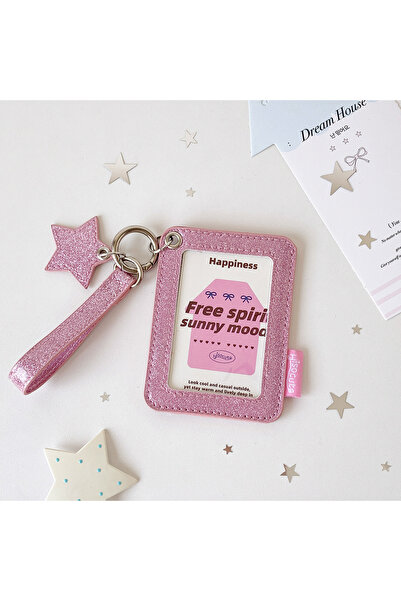Choice fen Kpop Fashion Solid Color Star 3-inch Photo Card Holder Cute Girls ...