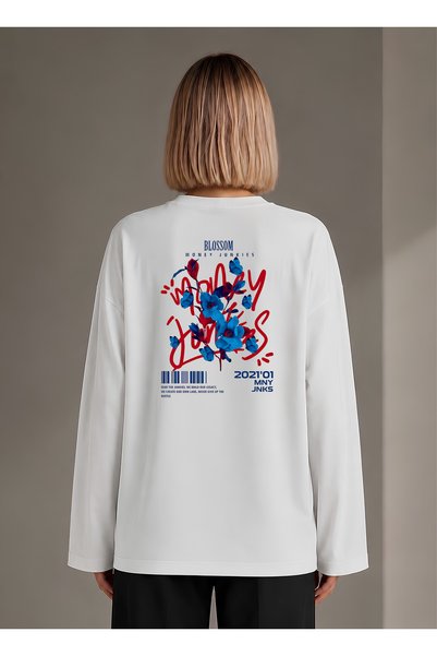 Grafftee Clothing Suerte Blossom Money Junkies Design Printed Oversize Wide C...