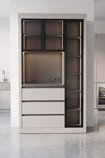 Avm 24 Nero Kahve Köşesi Multi 125cm Montaj Dahil