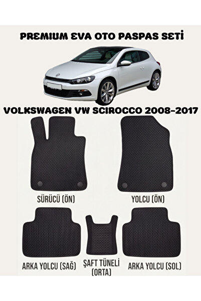 FEYZA OTO VOLKSWAGEN VW SCİROCCO SERİSİ 2008 - 2017 ARASI ARACA ÖZEL EVA PASP...