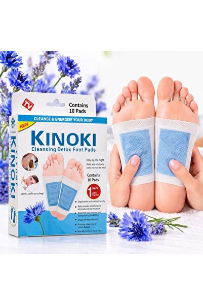 Velaris Set de 10 plasturi detox pentru picioare cu lavandă, detoxifiere, eli...