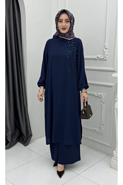 Generic Brand Buse Set Navy Blue |   Women's Stylish Two-Piece Set |   Hijab ...