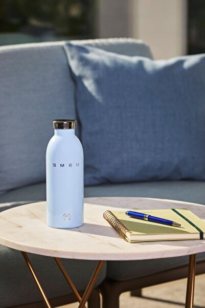 Origial Smeg Clima Bottle Blue Thermos 500 ml