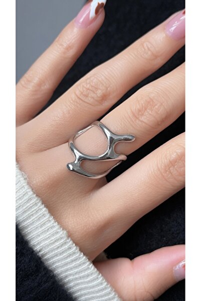 ATALYA ACCESSORY خاتم نسائي هندسي قابل للتعديل