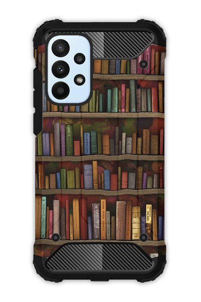 EGSTECH Galaxy A23 Case Army Tank Full Protection Anti-Shock - Library