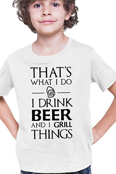 OEM Tricou Copii Baieti Thats What I Do -Beer Grill