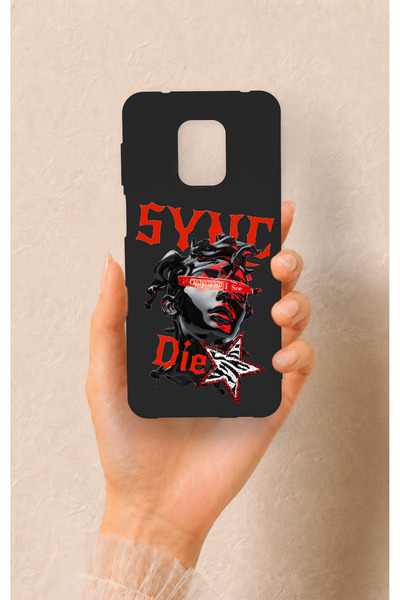 Vip Case Redmi Note 9 Pro 9S Uyumlu Sync Die Desenli Silikon Kılıf