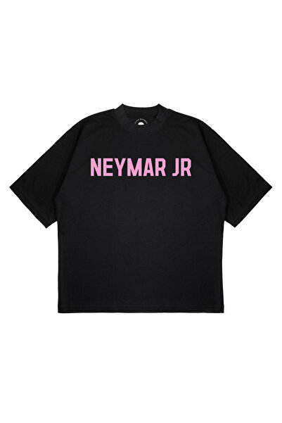 PURE EFFECT Tricou unisex oversize NEYMAR JR cu imprimeu, croială boxy, din ț...