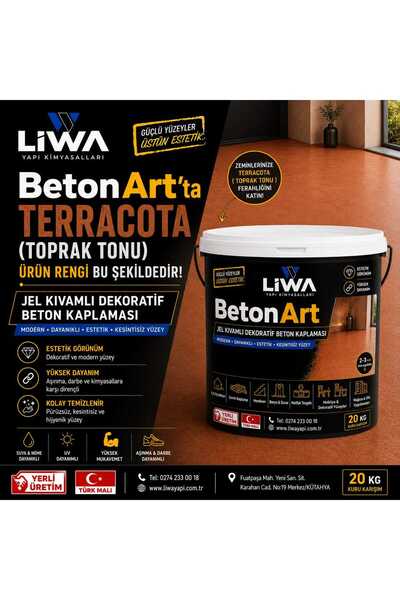 liwa yapı kimyasalları Liwa BetonArt Jel Kıvamlı Kendiliğinden Yayılan Dekora...