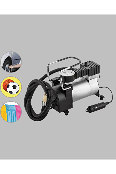 ZERO LAND Nhr-Hlss Metal Body Auto Tire Ha Compressor 12V 140 Psi (122436) Fa...