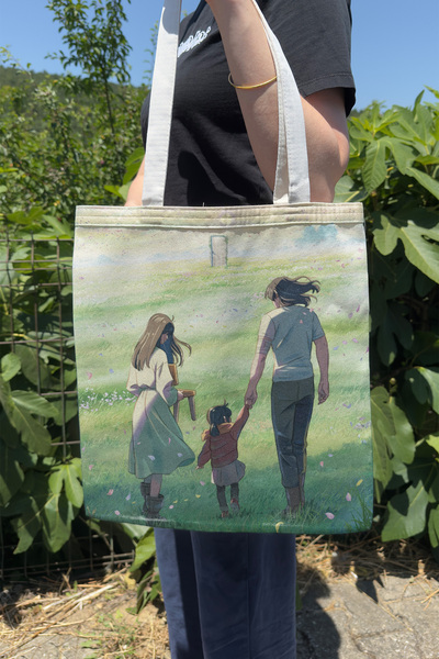 ZipZap Suzume V2 Summer Winter Double-Sided Canvas Printing Tote Bag Anime Bag