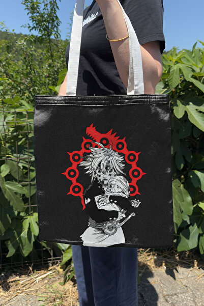 ZipZap Nanatsu No Taizai V2 Summer Winter Double-Sided Canvas Print Tote Bag ...